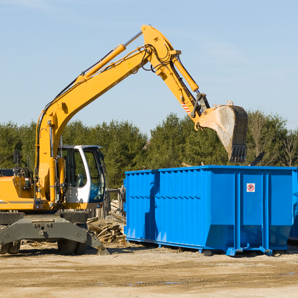 what size residential dumpster rentals are available in Berry Hill Tennessee